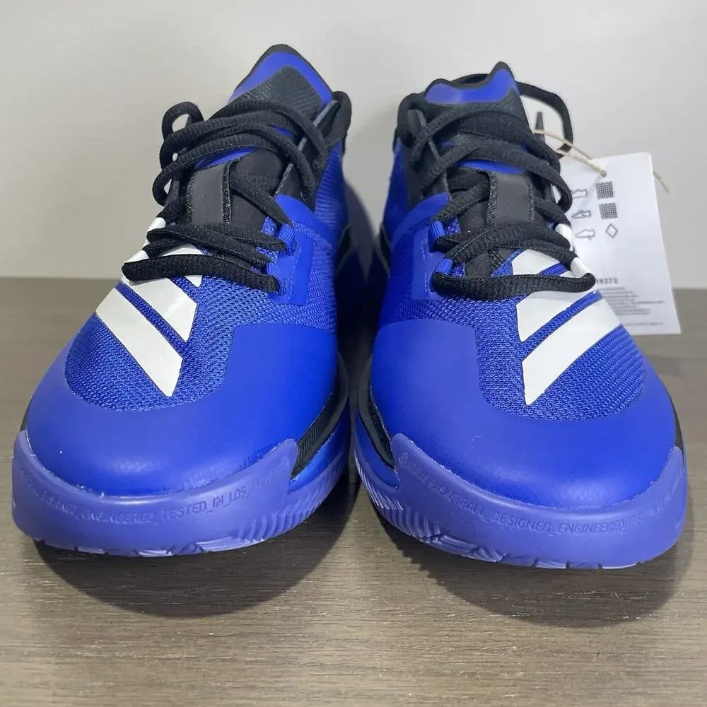 Adidas Mens Size 9 Shoes NEW FLAW Adizero Select 3.0 Basketball Blue JR8272